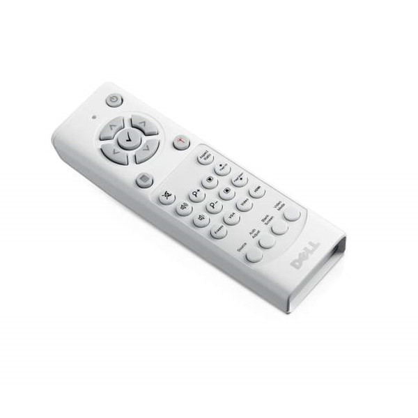 DELL 725-BBDC IR Wireless Press buttons White remote control
