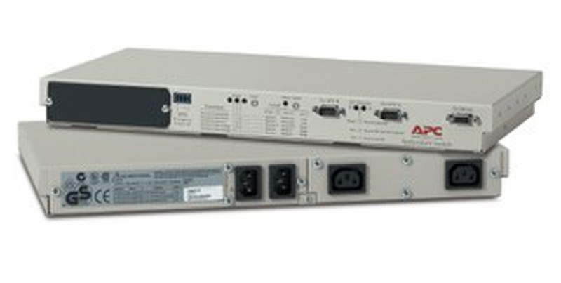 APC Rack Automatic Transfer Switch, 12A, 230V Beige Stromverteilereinheit (PDU)
