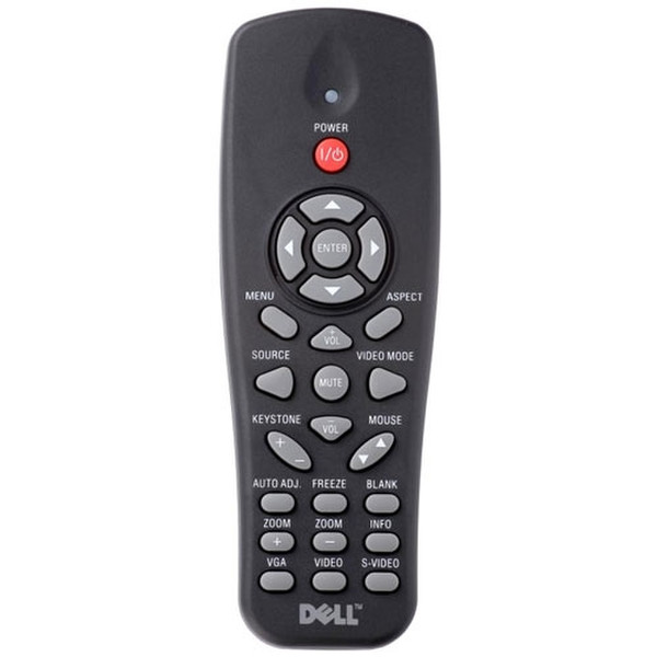 DELL 421-1346 IR Wireless Press buttons Black remote control