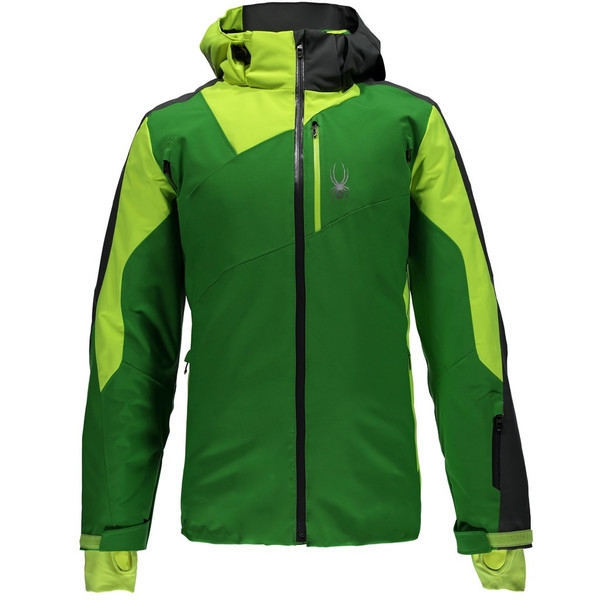 Spyder 783300 Winter sports jacket Male M Black,Green