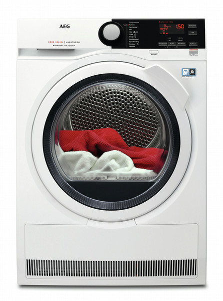 AEG T8DB84EW Freistehend Frontlader 8kg A++ Weiß