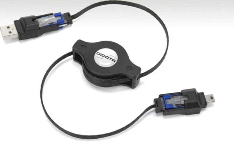 Dicota Connect Pro 1.5м USB A Черный кабель USB