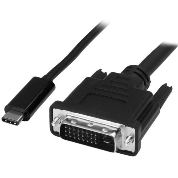 StarTech.com CDP2DVIMM1MB 1м USB C DVI-D Черный адаптер для видео кабеля