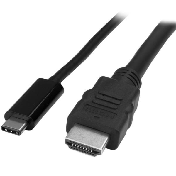 StarTech.com CDP2HDMM1MB 1м USB C HDMI Черный адаптер для видео кабеля