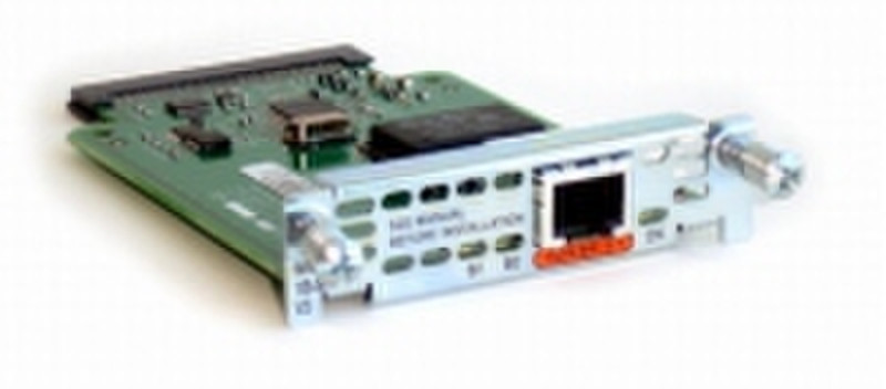 Cisco 1-Port 10/100 Ethernet 2 WAN Card Slot Network Module 100Мбит/с сетевая карта