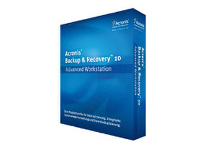 Acronis Backup & Recovery 10 Advanced Workstation