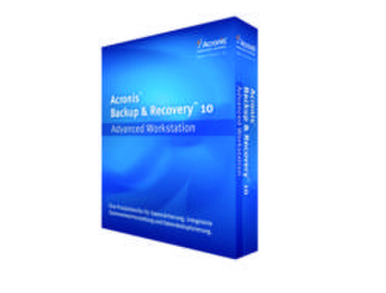 Acronis Backup & Recovery 10 Adv WS