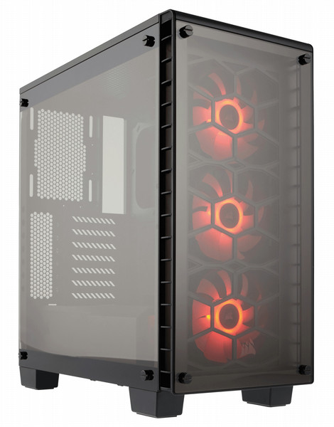 Corsair Crystal 460X Midi-Tower Black computer case