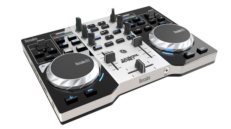 Hercules DJControl Instinct Party Pack Vinyl scratcher Black,Grey DJ controller
