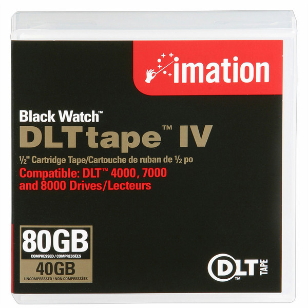 Imation Black Watch DLTtape IV Cartridge 40/80GB DLT