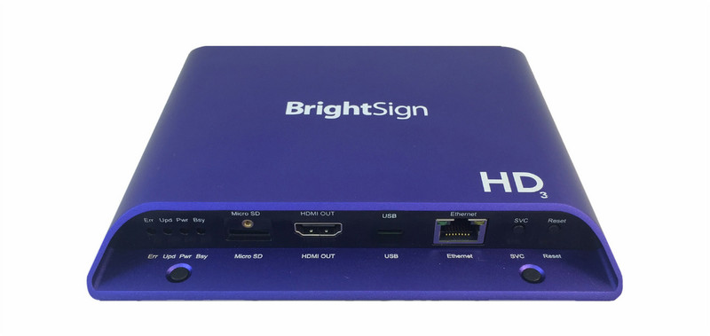 BrightSign HD1023 1920 x 1080пикселей Синий медиаплеер