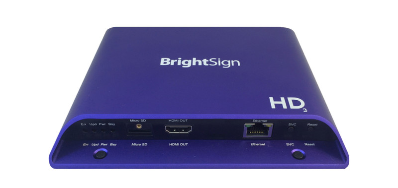 BrightSign HD223 1920 x 1080пикселей Синий медиаплеер