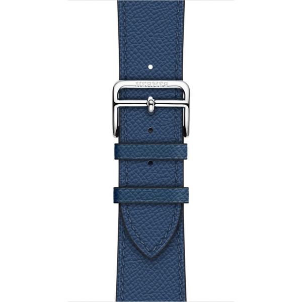 Apple Hermès Band Blau Leder