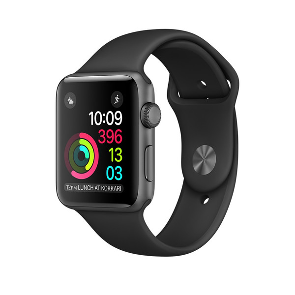 Apple Watch Series 2 OLED 28.2г Серый умные часы