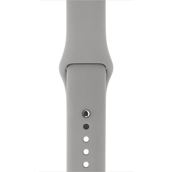 Apple Concrete Sport Band Grau Fluor-Elastomer