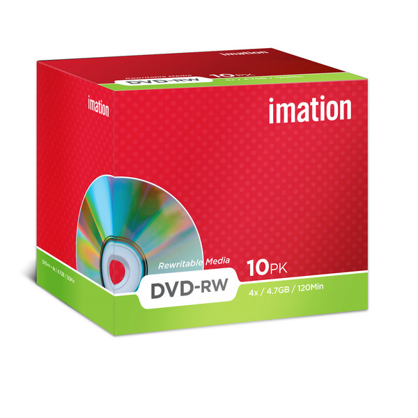 Imation 10 x DVD-RW 4.7GB 4.7GB DVD-RW 10pc(s)