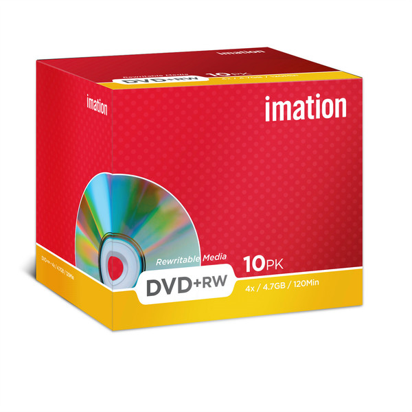 Imation 10 x DVD+RW 4.7GB 4.7GB DVD+RW 10pc(s)