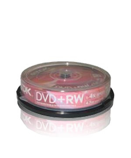 TDK DVD+RW 4x 10-pack 4.7GB DVD+RW 10pc(s)