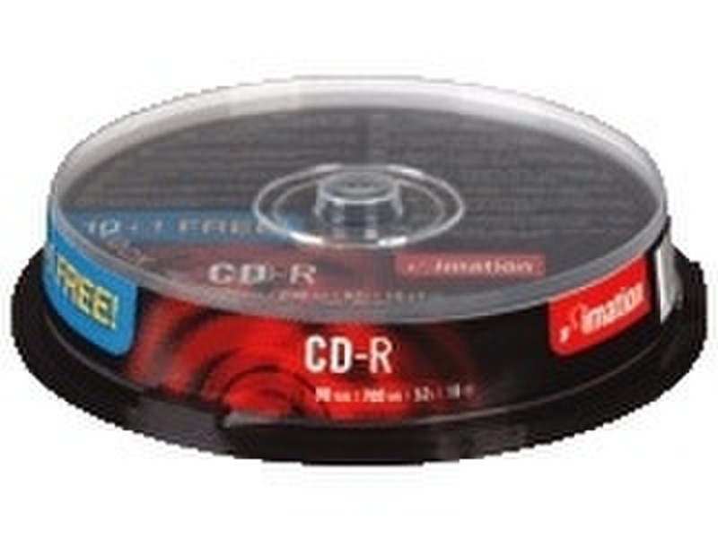 Imation CD-R 10+1 pack Promo CD-R 700MB 11Stück(e)