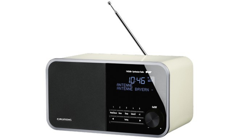 Grundig DTR 3000 DAB+ Persönlich Analog & digital Weiß Radio