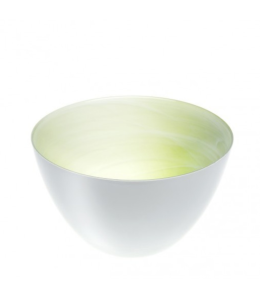 LEONARDO Giardino 24 cm Suppenschüssel Rund Glas Grün, Weiß 1Stück(e)