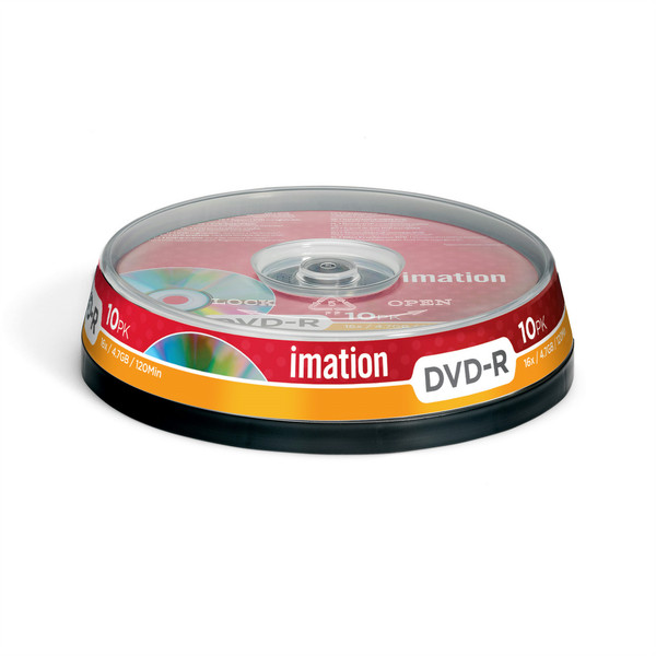 Imation 10 x DVD-R 4.7GB 4.7GB DVD-R 10Stück(e)