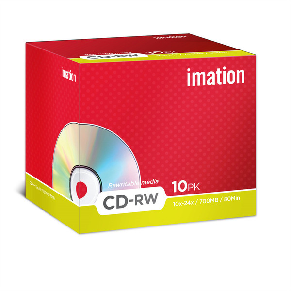 Imation 10 x CD-RW 700MB CD-RW 700MB 10Stück(e)