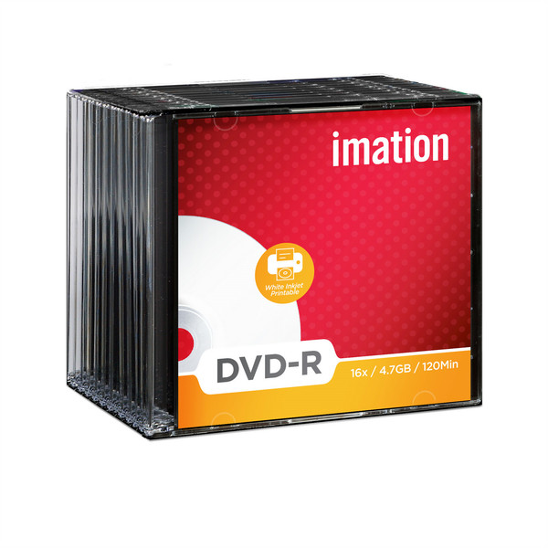 Imation 10 x DVD-R 4.7GB 4.7GB DVD-R 10pc(s)