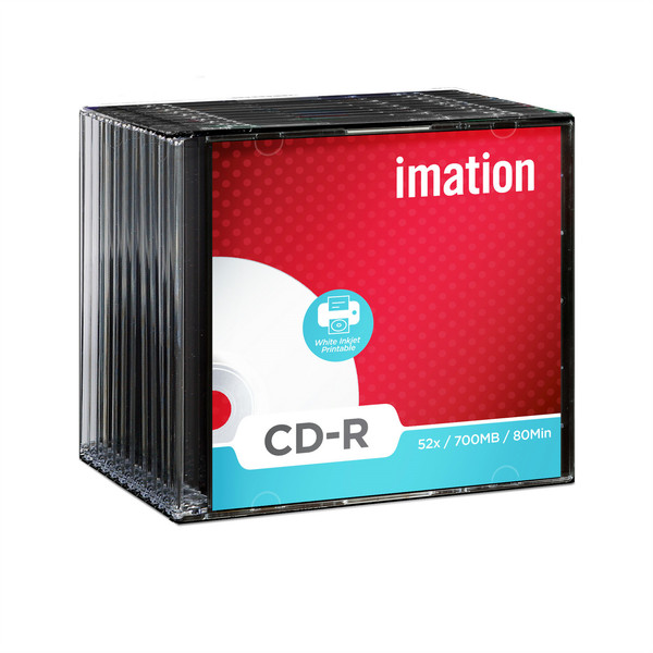 Imation 10 x CD-R 700MB CD-R 700MB 10Stück(e)