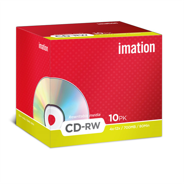 Imation 10 x CD-RW 700MB CD-R 700MB 10Stück(e)