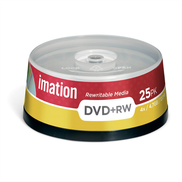 Imation 25 x DVD+RW 4.7GB 4.7GB DVD+RW 25Stück(e)