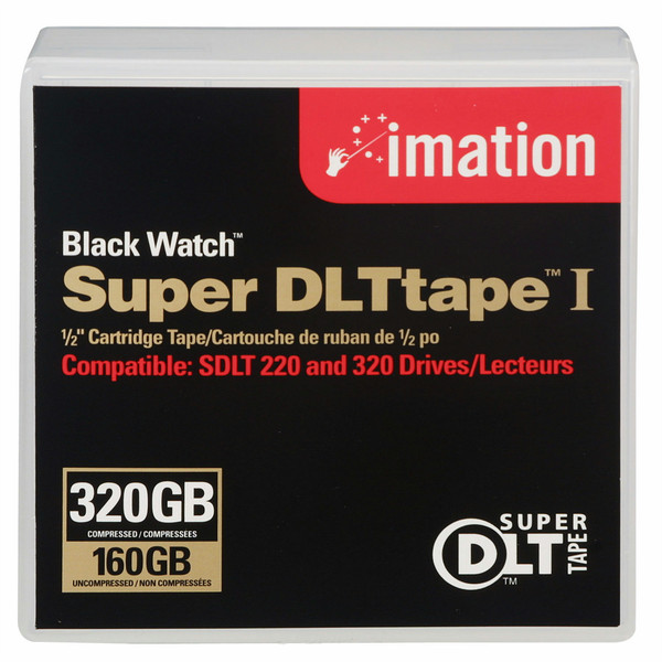 Imation Black Watch Super DLTtape 1 Cartridge 160/320GB SDLT