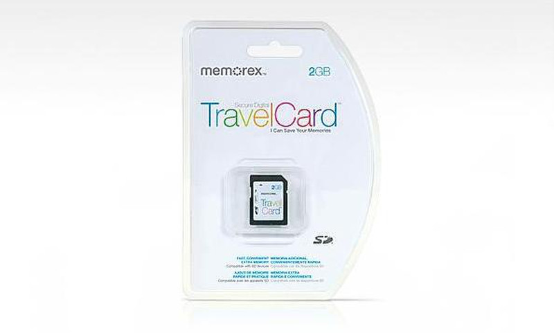 Memorex MicroSD TravelCard 2GB 2GB MicroSD memory card