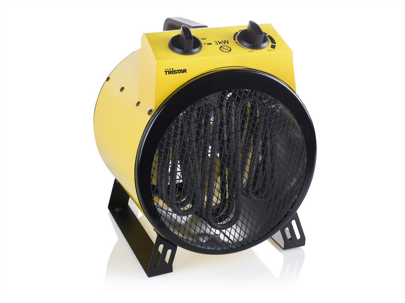 Tristar KA-5047 Для помещений Fan electric space heater 3000Вт Черный, Желтый электрический обогреватель