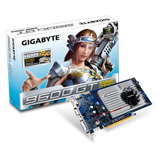 Gigabyte GV-N96TGR-512I GeForce 9600 GT GDDR3