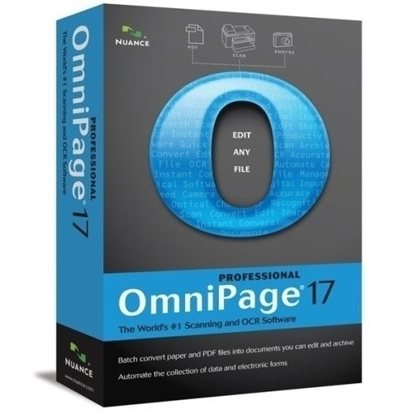 Nuance OmniPage Upgrade Professional 17, FR