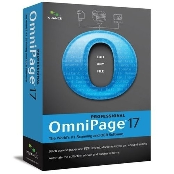 Nuance OmniPage Professional 17, DE, Educational