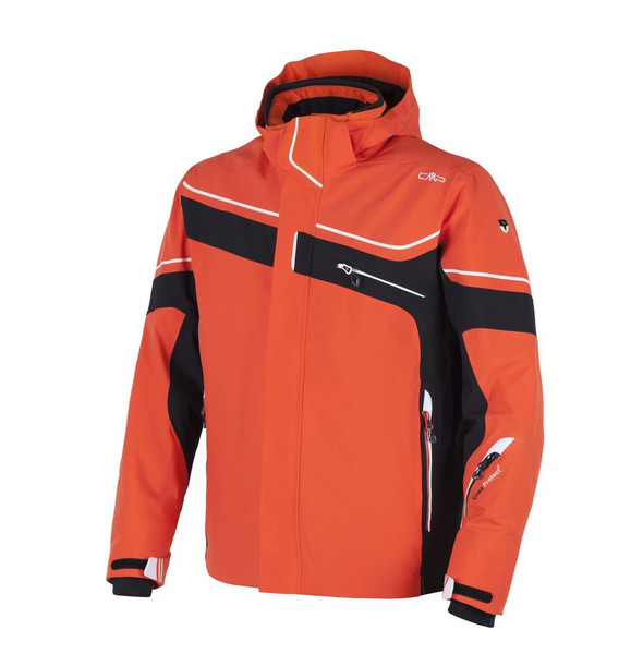 CMP 3W01567 Universal Winter sports jacket Male Black,Orange winter sports jacket/vest