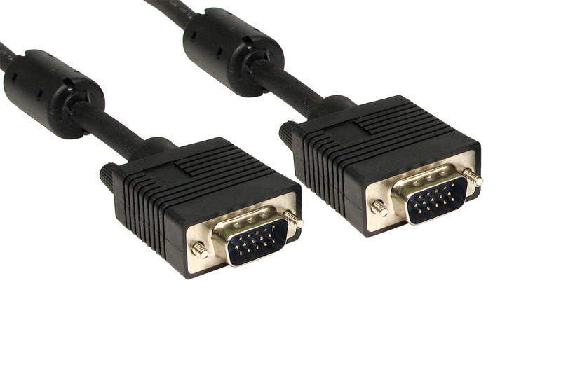 Cables Direct CDEX-700K 0.5m VGA (D-Sub) VGA (D-Sub) Schwarz VGA-Kabel