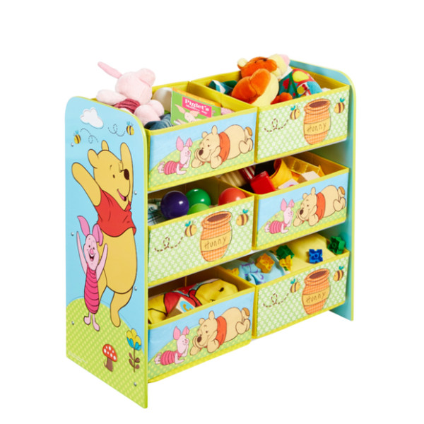 HelloHome Winnie The Pooh Toy storage shelves Freestanding Multicolour