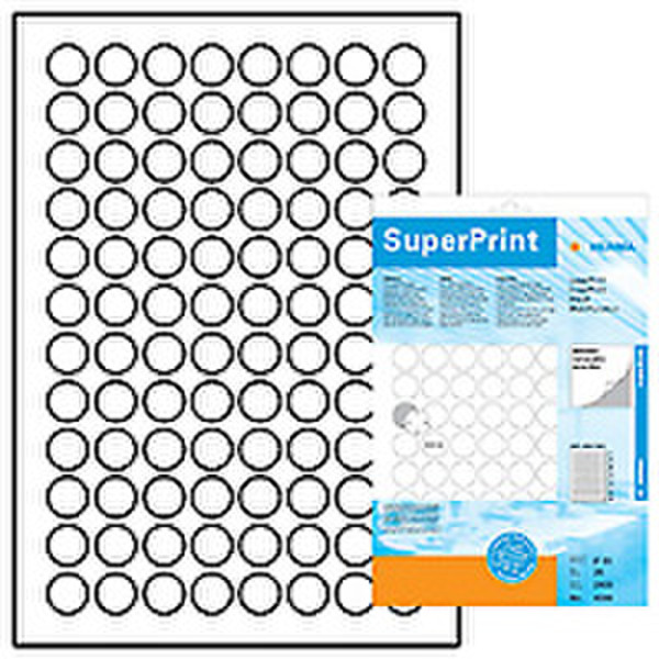 HERMA ETIKET SUPERPRINT 4386 2400шт самоклеящийся ярлык