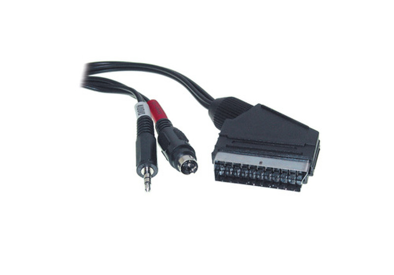 Alcasa 5535-5 5m SCART (21-pin) Black video cable adapter