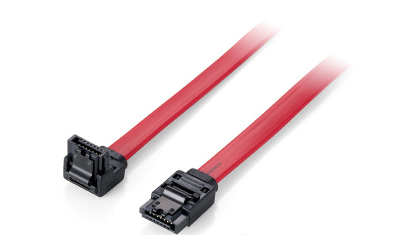 Alcasa GC-0076 1м Черный, Красный кабель SATA