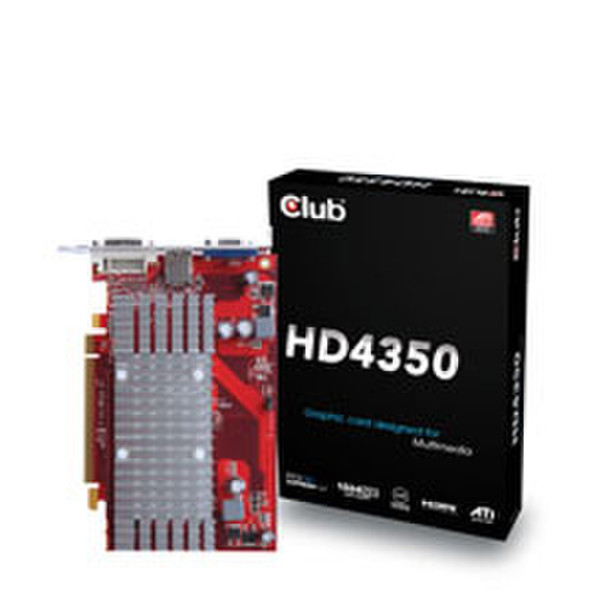 CLUB3D CGAX-43524I 1ГБ GDDR2 видеокарта