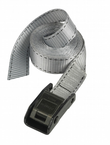 MASTER LOCK 2,50m x 25mm Lashing Strap; Grey