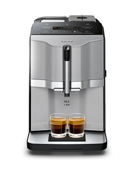 Siemens TI303503DE Espresso machine Черный, Нержавеющая сталь кофеварка