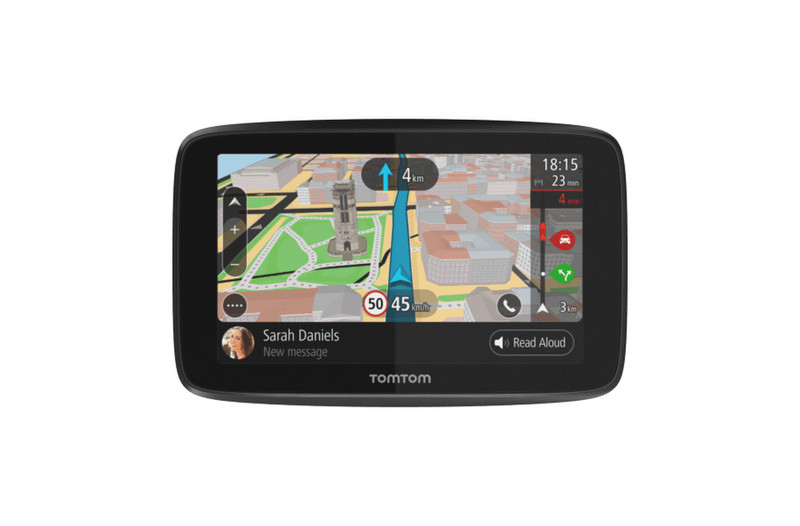 TomTom GO 5200 Tragbar / Fixiert 5Zoll Touchscreen Schwarz Navigationssystem