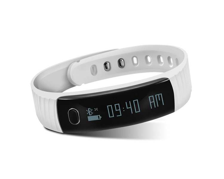 Intex FitRist Wristband activity tracker 0.86" OLED Wireless White