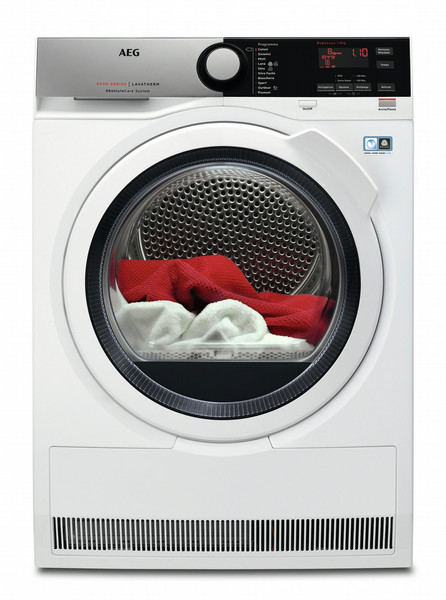 AEG T8DEE842 Freistehend Frontlader 8kg A++ Grau, Weiß Wäschetrockner