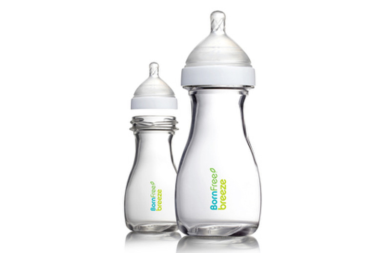 Summer Infant Born Free breeze 266ml Glas Transparent Babyflasche